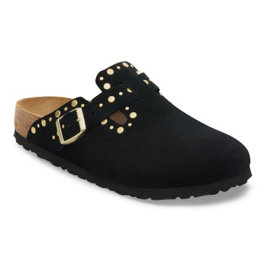 BIRKENSTOCK BOSTON RIVET BORDER BLACK