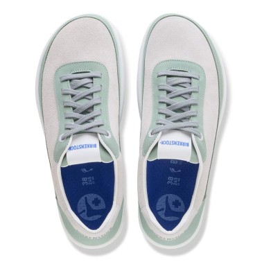 BIRKENSTOCK HONNEF CITY MIXED LEATHER PURE SAGE/WHITE