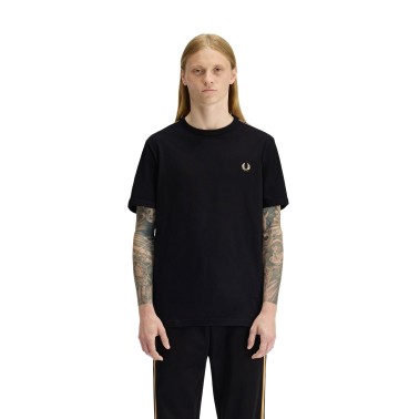 FRED PERRY CONTRAST TAPE RINGER T-SHIRT