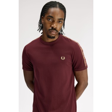 FRED PERRY CONTRAST TAPE RINGER T-SHIRT