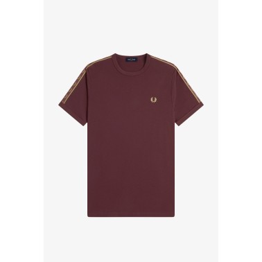 FRED PERRY CONTRAST TAPE RINGER T-SHIRT