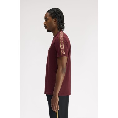 FRED PERRY CONTRAST TAPE RINGER T-SHIRT