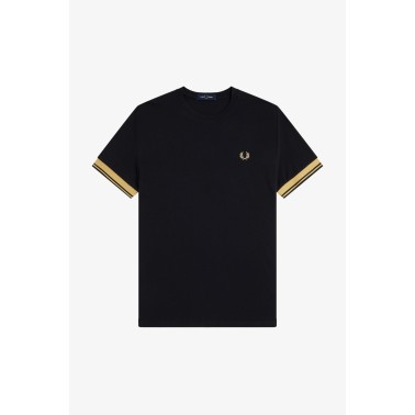 FRED PERRY TWIN TIPPED CUFF T-SHIRT