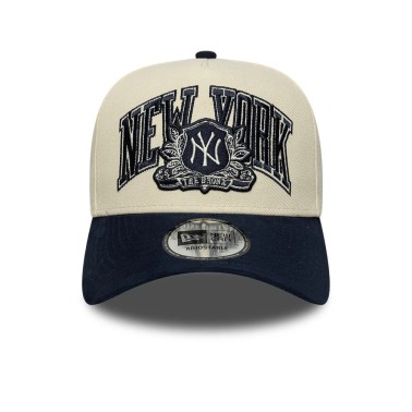 NEW ERA MLB SUEDE NEW YORK YANKEES 9FORTY E-FRAME BEIGE