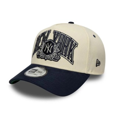 NEW ERA MLB SUEDE NEW YORK YANKEES 9FORTY E-FRAME BEIGE