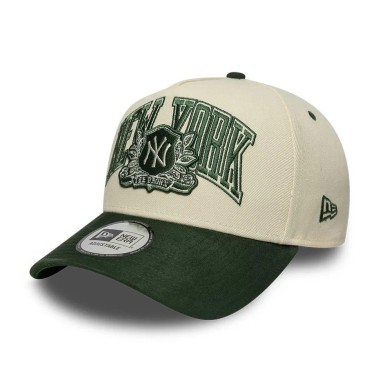 NEW ERA MLB SUEDE NEW YORK YANKEES 9FORTY E-FRAME BEIGE