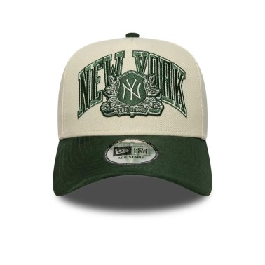 NEW ERA MLB SUEDE NEW YORK YANKEES 9FORTY E-FRAME BEIGE