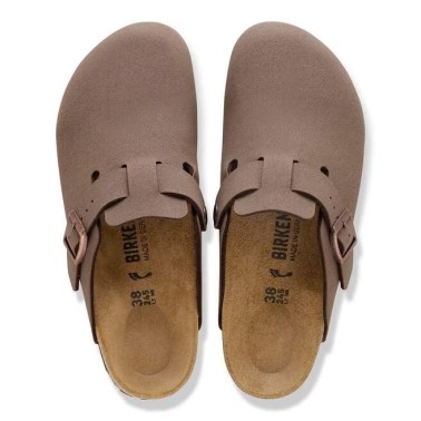 BIRKENSTOCK BOSTON TEX REGULAR MOCCA