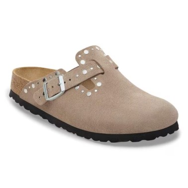 BIRKENSTOCK BOSTON RIVETS TAUPE