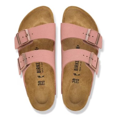 BIRKENSTOCK ARIZONA BIRKO-FLOR PINK CLAY
