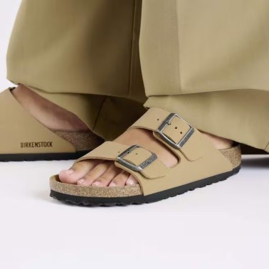 BIRKENSTOCK ARIZONA BS BIRKO-FLOR LATTE CREAM