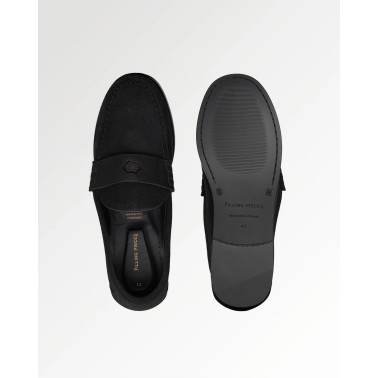 FILLING PIECES LUX LOAFER SUEDE BLACK