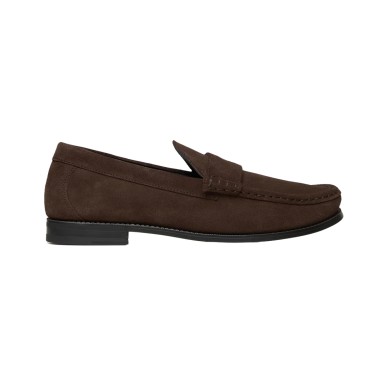 FILLING PIECES LUX LOAFER SUEDE CHOCOLATE