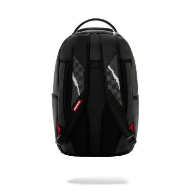 SPRAYGROUND CENTER RIP REVEALING GRAY CHECK SAVAGE BACKPACK