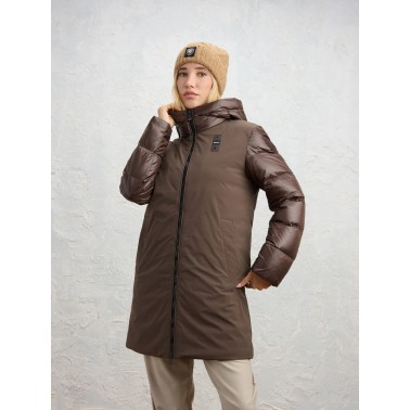 BLAUER PARKA ACOLCHADA CON CAPUCHA SAWYER