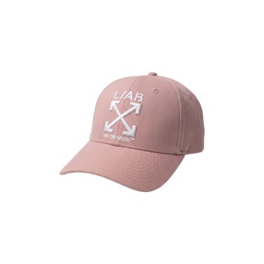 L/AB OFF WHITE CLAMP ARROWS CURVED BRIM TWILL CAP