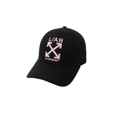 L/AB OFF WHITE CLAMP ARROWS CURVED BRIM TWILL CAP