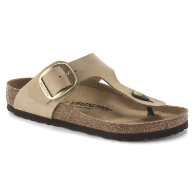 BIRKENSTOCK GIZEH BIG BUCKLE SANDCASTLE