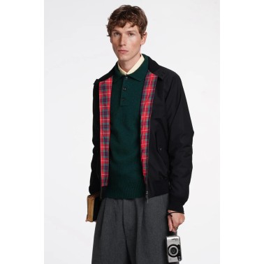 BARACUTA G9 HARRINGTON JACKET BLACK