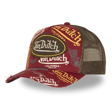 VON DUTCH GORRA TRUCKER SNAPBACK CON EFECTO DESGASTADO