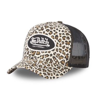 VON DUTCH GORRA TRUCKER LEOPARD BEIGE