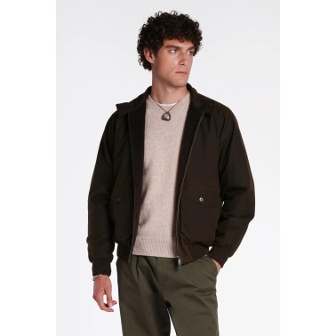 BARACUTA G9 WAXED POCKET DEEP MOSS